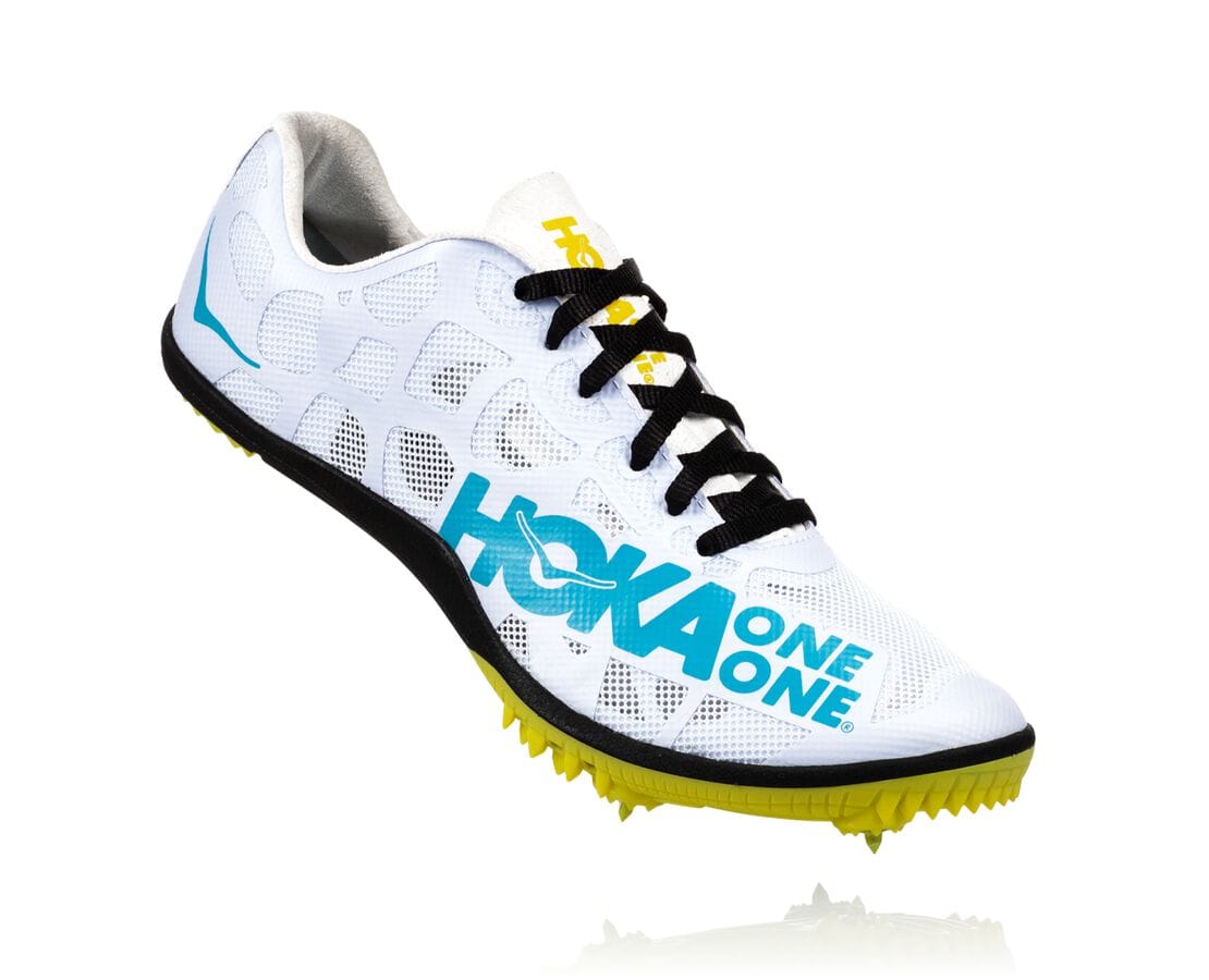 Hoka One One Rocket Md Philippines - Mens Track Spikes - Black / Cyan | AY9546107